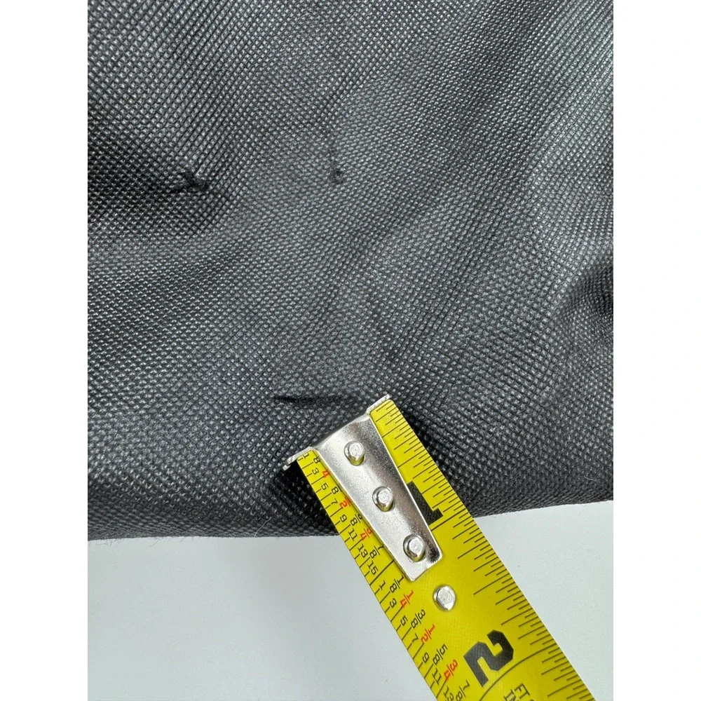 Lululemon Reusable Tote Bag Black Grey White Colorblock Shopper Snap‎ Closure